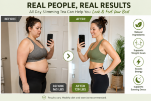 All Day Slimming Tea Review before and after weight management results