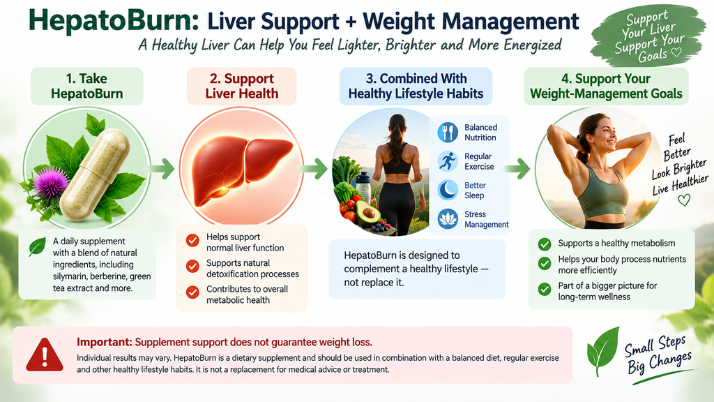 How HepatoBurn is marketed to support liver health and weight management